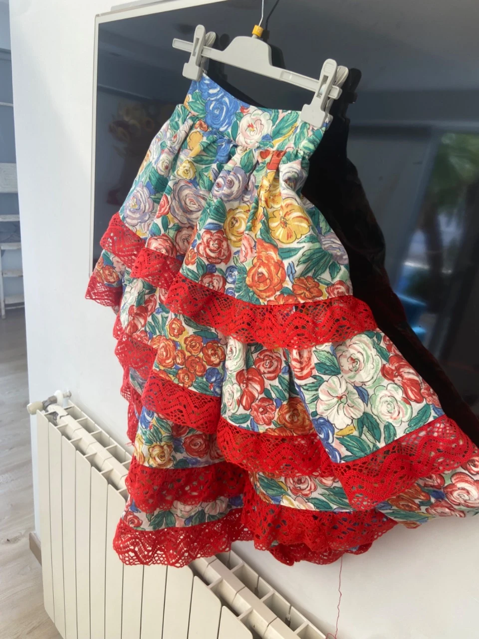 216 falda flamenca sevillana